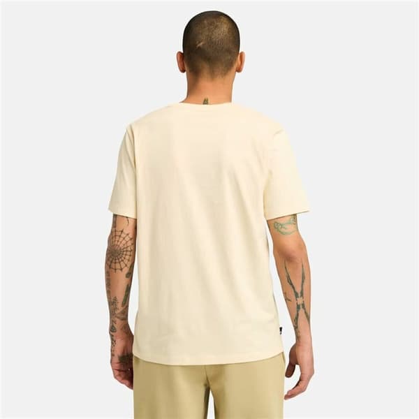 Kortærmet T-shirt til Mænd Timberland Kennebec River Linear Logo - L