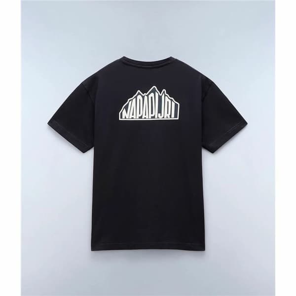 Kortærmet T-shirt til Mænd Napapijri S-Linth Ss Sort - S