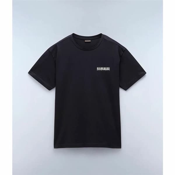 Kortærmet T-shirt til Mænd Napapijri S-Linth Ss Sort - S