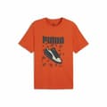 Miniatyrbillede 1 af 3: Kortærmet T-shirt til Mænd Puma Graphics Sneaker Orange - S