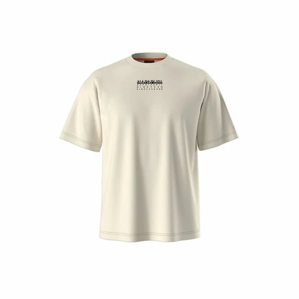 T-shirt med kortärm Herr Napapijri S-Premium Ss Beige Dimity 2 Beige - S