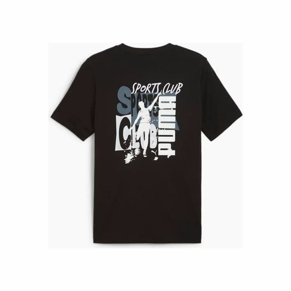 T-shirt med kortärm Herr Puma Graphics Puma Sports Club Svart - S
