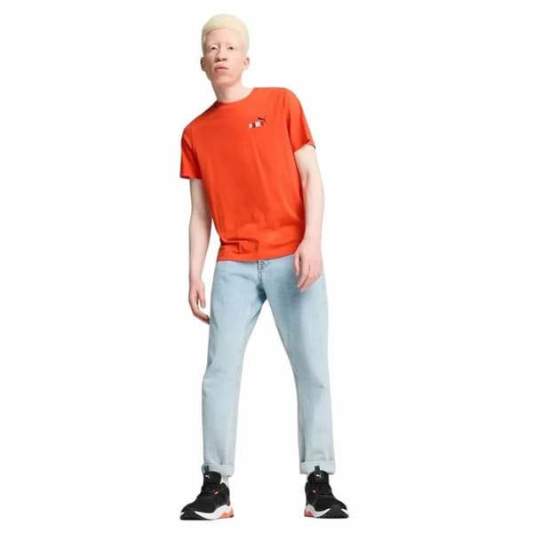 T-shirt med kortärm Herr Puma Graphics Puma Sports Club Orange - XL