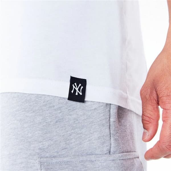 Kortarmet T-skjorte til Menn New Era MLB FOOD GRPHC OS New York Yankees Hvit - XL