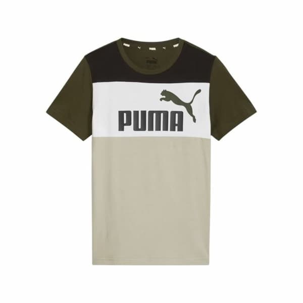 Barn T-shirt med kortärm Puma Ess Block - 9-10 år