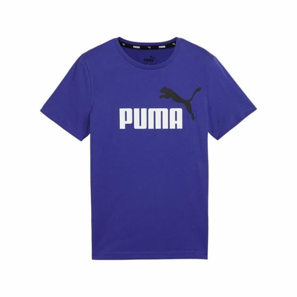 Barn T-shirt med kortärm Puma Essentials + 2 Col Logo - 9-10 år
