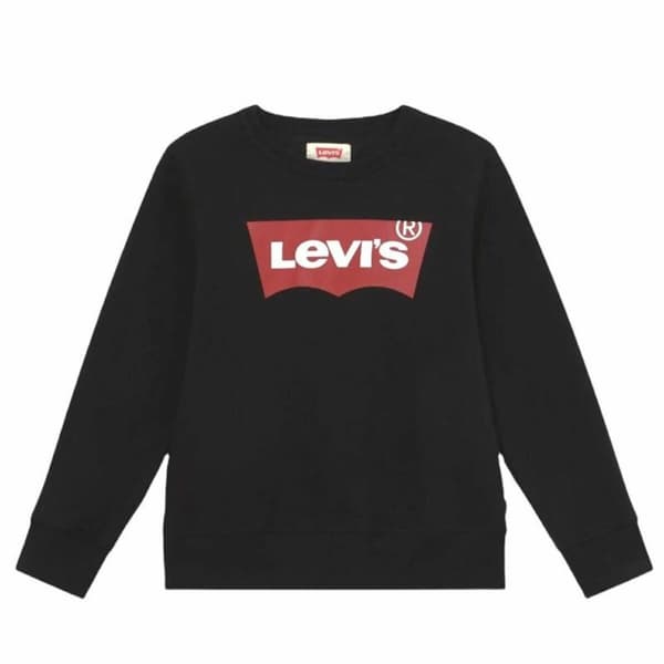 Børne Kortærmet T-shirt Levi's L/S Batwing Sort - 14 år