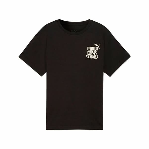 Barn T-shirt med kortärm Puma Essenntials+ Mid 90S Graphic Svart - 7-8 år