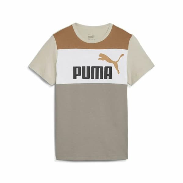 Barn T-shirt med kortärm Puma Ess Block - 11-12 år