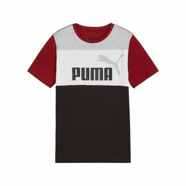 Barn T-shirt med kortärm Puma Ess Block - 9-10 år