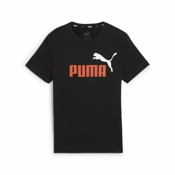Barn T-shirt med kortärm Puma Essentials+ 2 Col Logo - 9-10 år