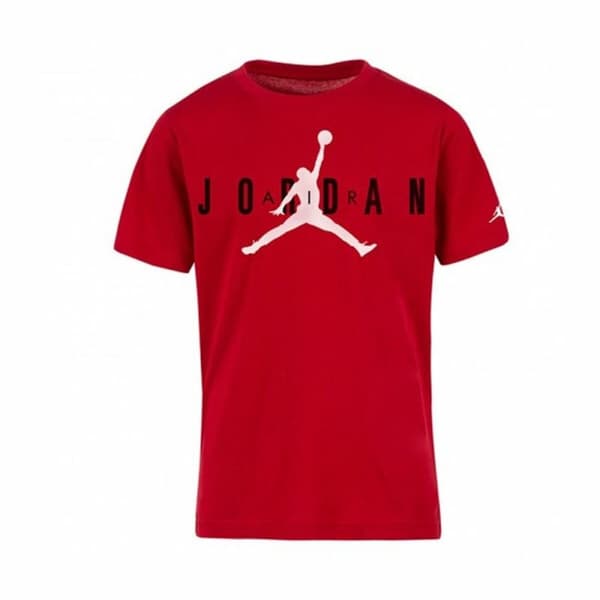 Børne Kortærmet T-shirt Jordan Jumpman Sustainable Graphi Rød - S