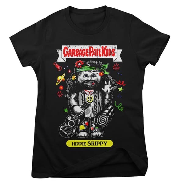 Garbage Pail Kids - Hippie Skippy Girly Tee Black Medium