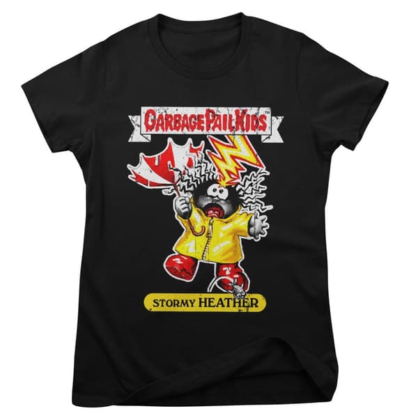 Garbage Pail Kids - Stormy Heather Girly Tee Black XX-Large
