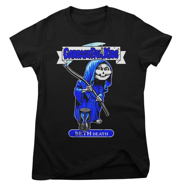 Garbage Pail Kids - Beth Death Girly Tee Black Small