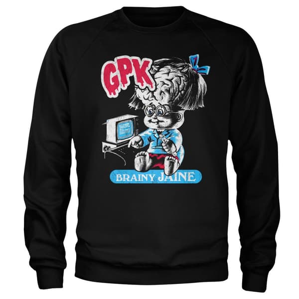 Garbage Pail Kids - Brainy Jaine Sweatshirt Black Small