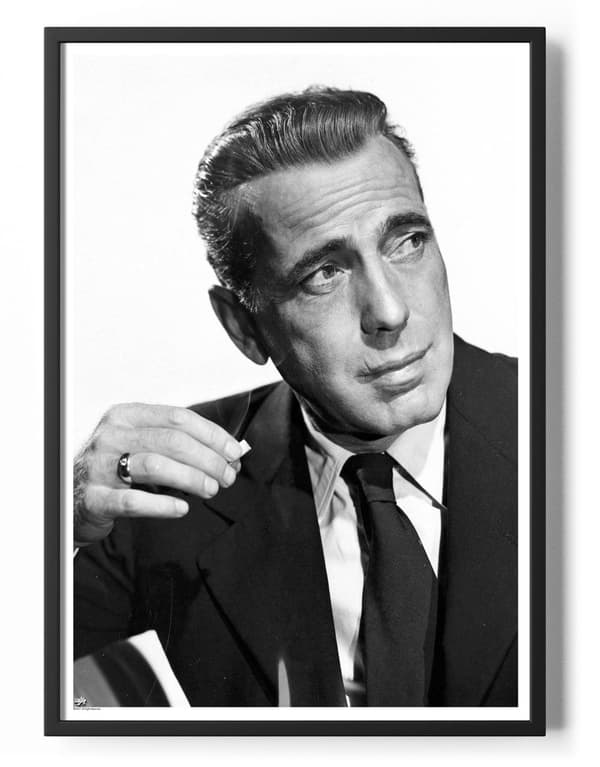 Humphrey Bogart Portrait 50x70