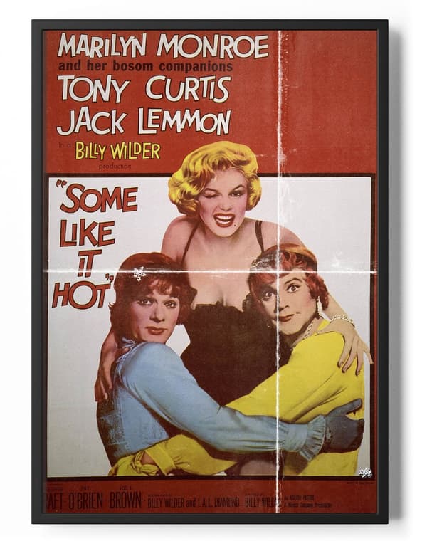 Some Like It Hot Vintage poster 50x70