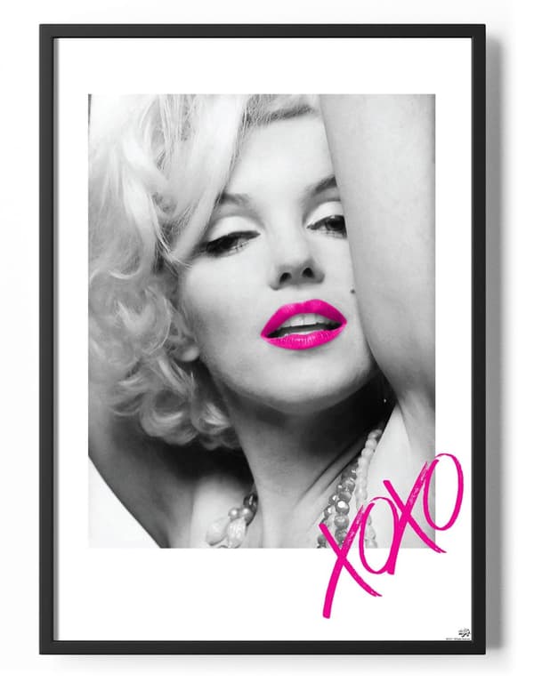 Monroe XOXO Poster 50x70