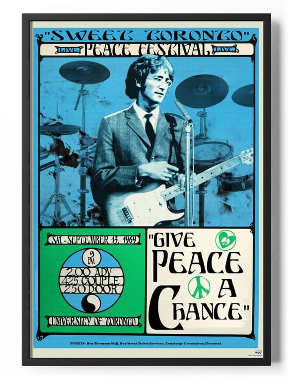Sweet Toronto Peace Festival Poster 50x70