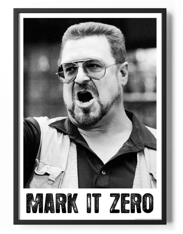 Mark It Zero Poster 50x70