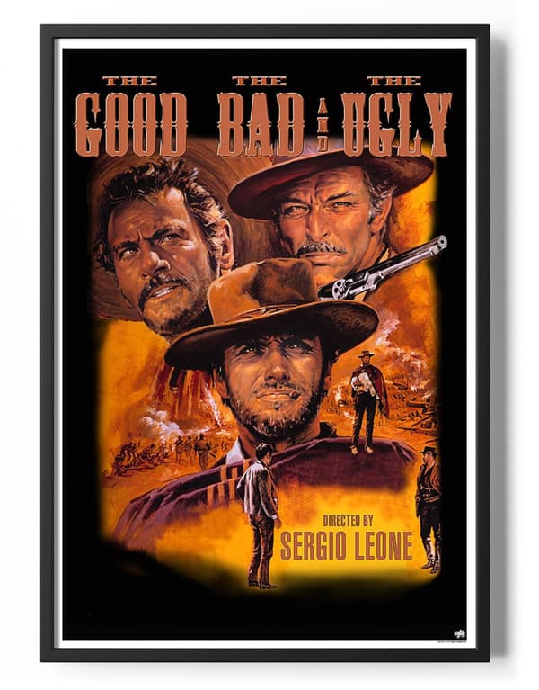 The Good, The Bad and The Ugly Movie Poster 50x70