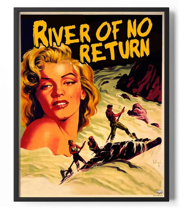 River Of No Return Movie Poster 50x40