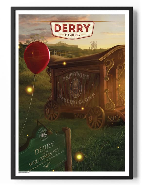 IT - Derry Welcomes You Poster 50x70