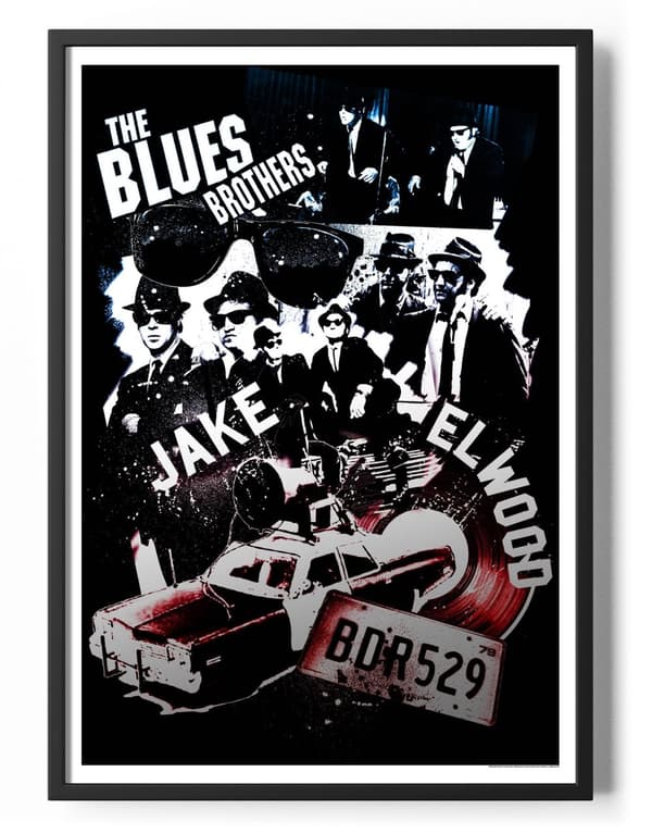 The Blues Brothers Mash-Up Poster 50x70