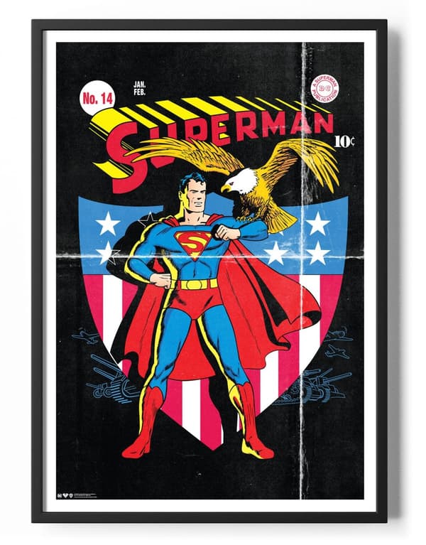 Superman American Eagle Poster 50x70