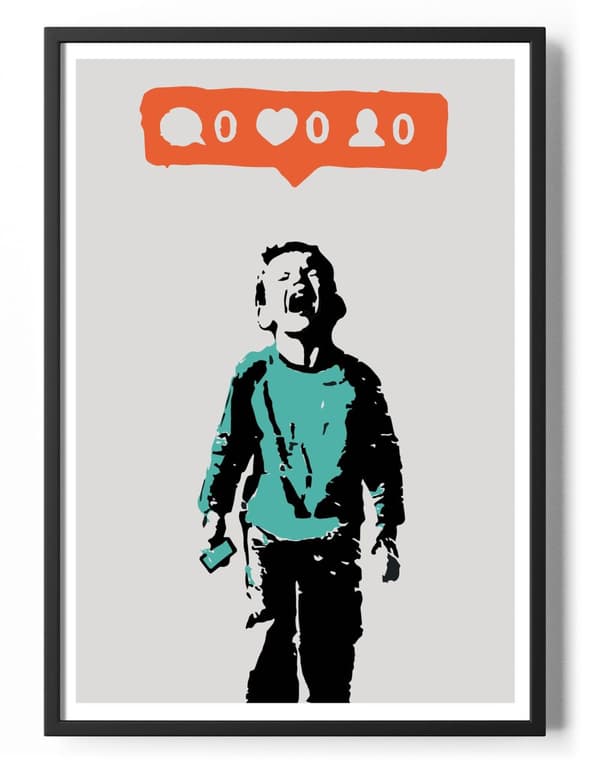 The Social Kid Poster 50x70