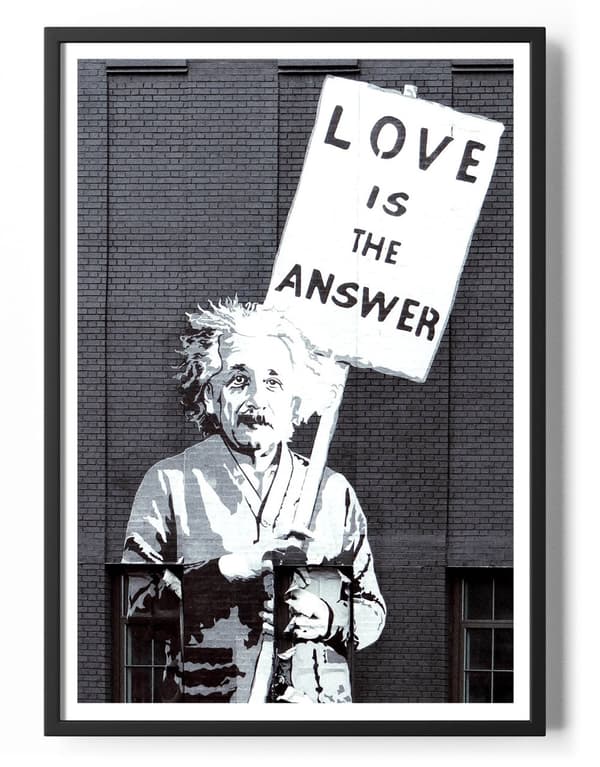 Love Is The Answer Poster 50x70