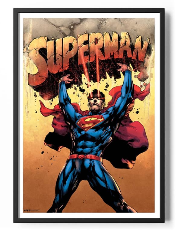 Superman Action Poster 50x70