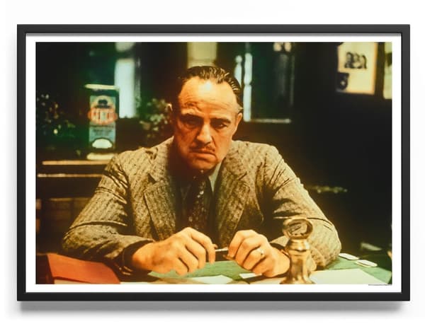 Vito Corleone Watercolor Poster 50x70