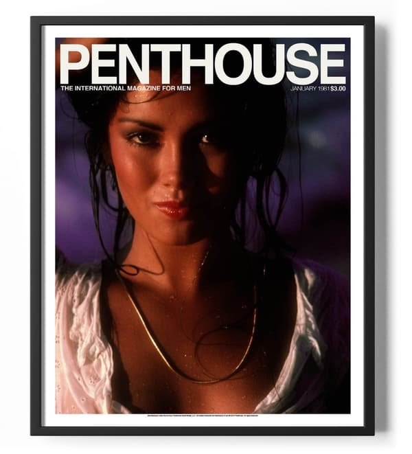 Penthouse Magazine January 1981 Cover Poster 50x40
