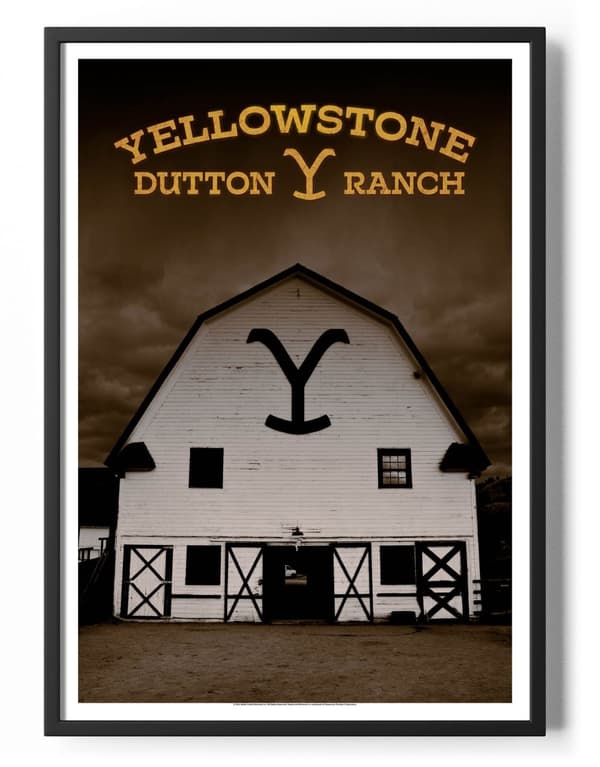 Yellowstone - Dutton Ranch Barn Poster 50x70