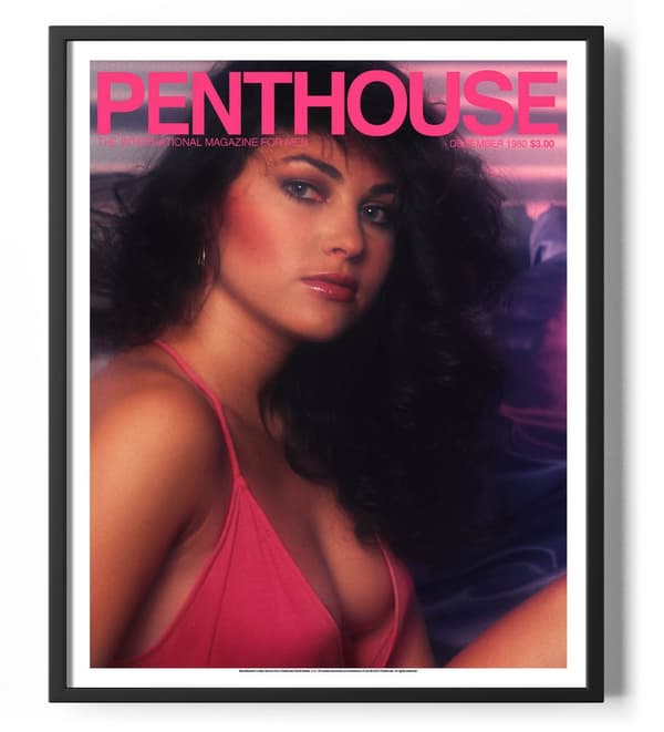 Penthouse Magazine December 1980 Cover Poster 50x40
