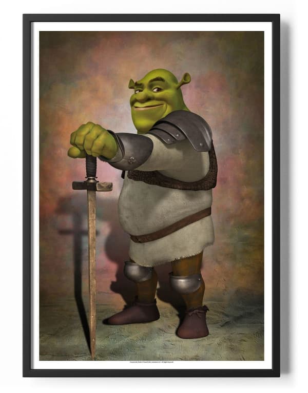 Shrek Oil Painting Poster 50x70