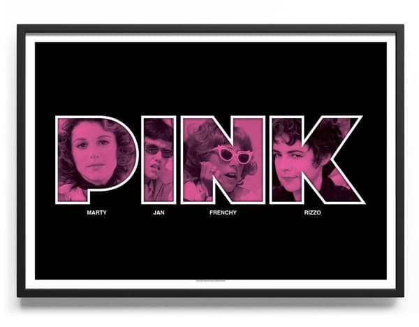 Grease - PINK Poster 50x70