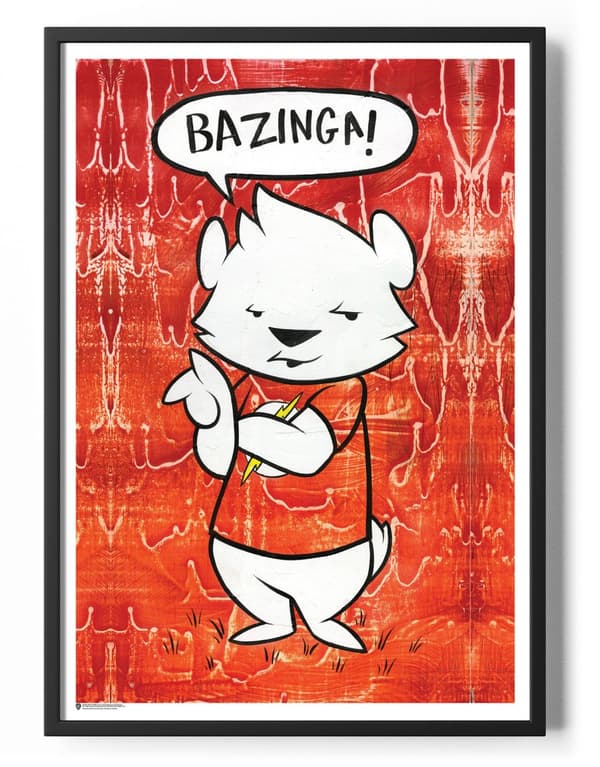 The Big Bang Theory - Bazinga Poster 50x70