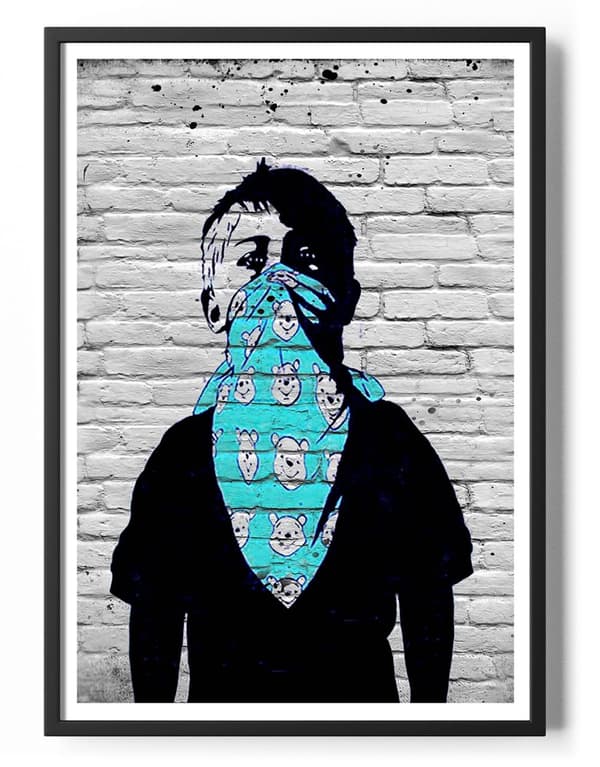 Young Brick Gangster Wall Poster 50x70
