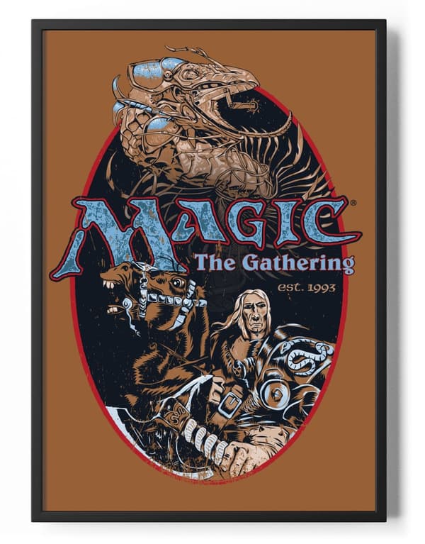 Magic the Gathering - Black Knight Poster 50x70