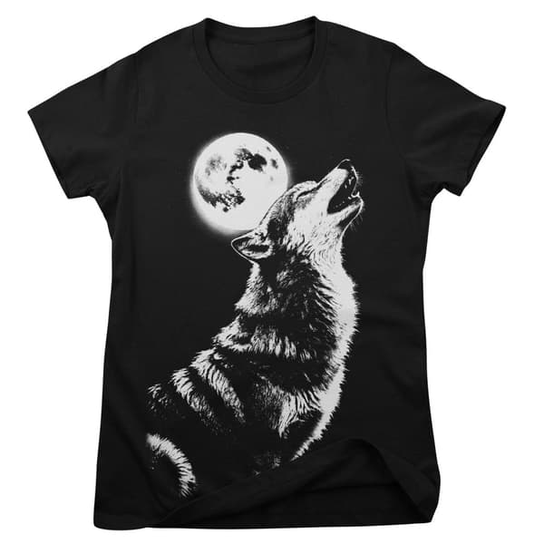 Wolf Howl Girly Tee