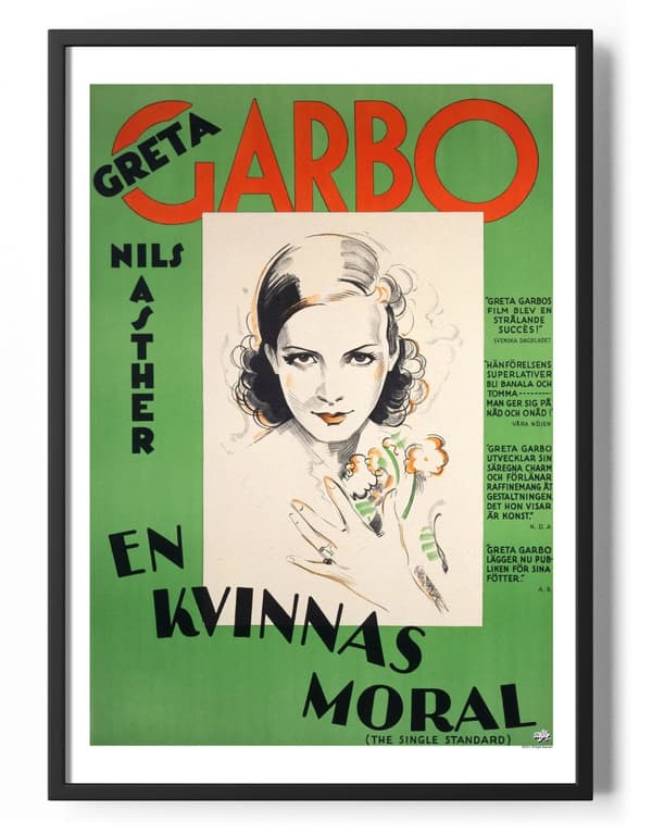 En Kvinnas Moral Film Poster 50x70