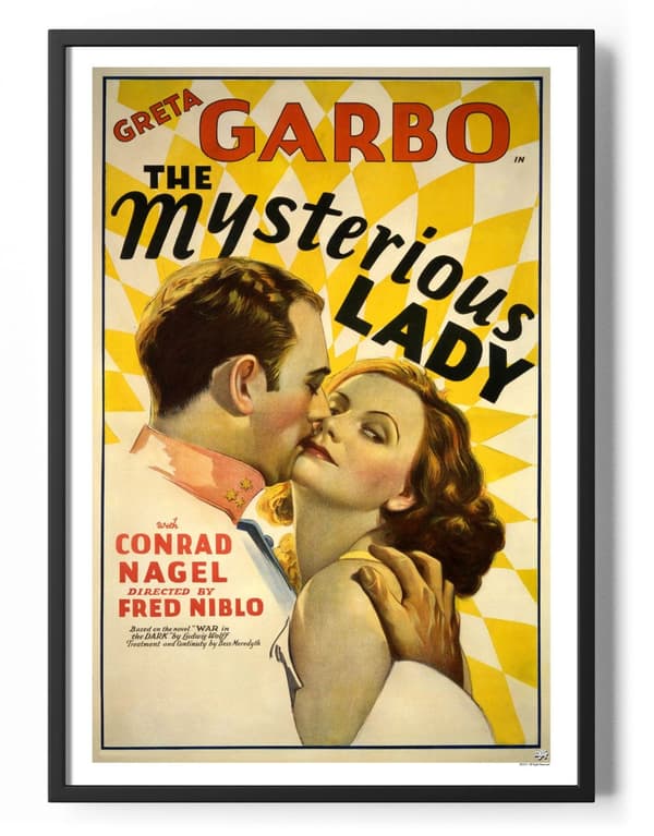 The Mysterious Lady Movie Poster 50x70