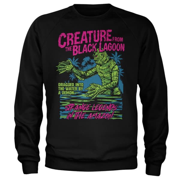 The Creature From The Black Lagoon Sweatshirt Black Large