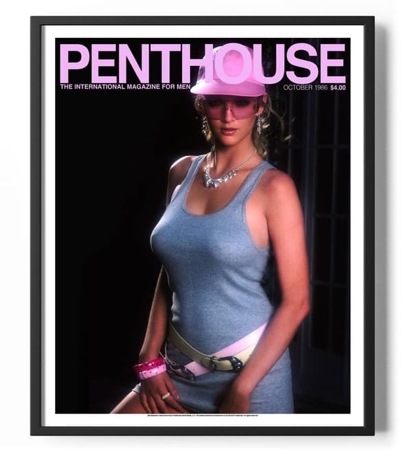 Penthouse Magazine October 1986 Cover Poster 50x40