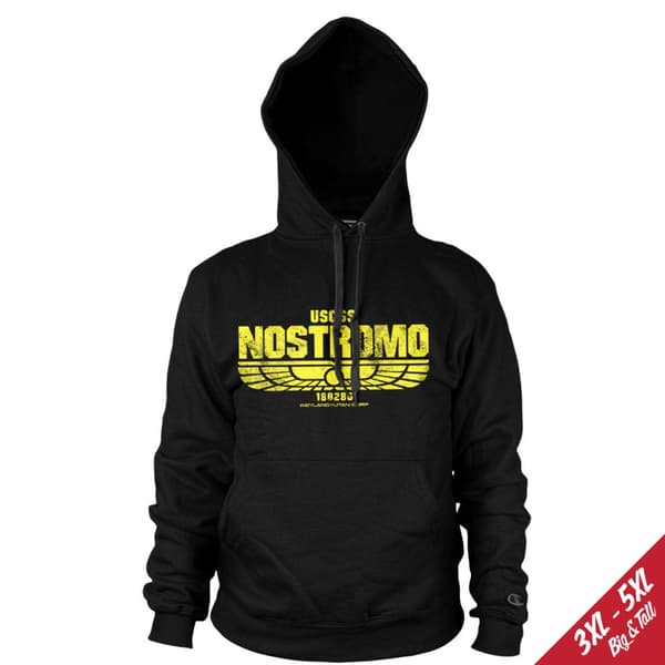 USCSS Nostromo - Weyland-Yutani Corp Big & Tall Hoodie Black 5XL