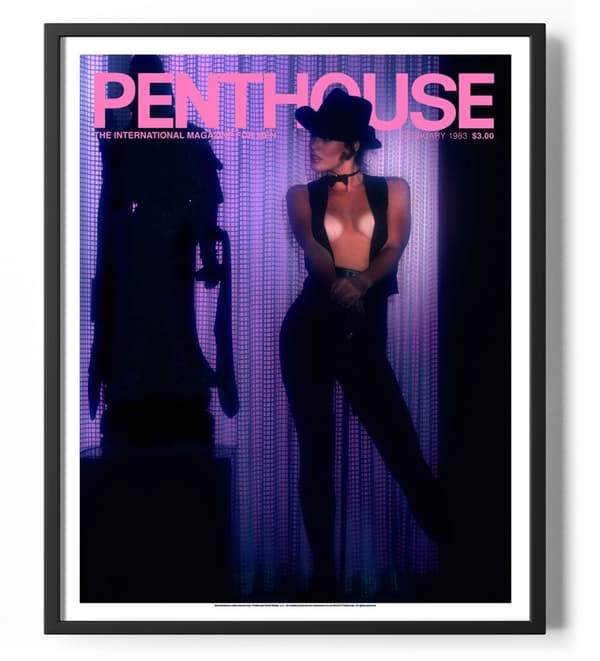 Penthouse Magazine February 1983 Cover Poster 50x40