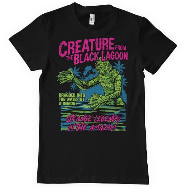 The Creature From The Black Lagoon T-Shirt Black XX-Large